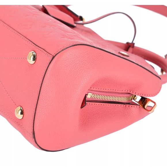 Louis Vuitton Montaigne BB Satchel Monogram Empreinte Leather Blossom Pink - Picture 8 of 10